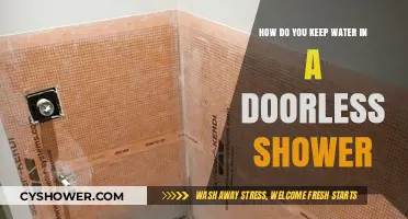 Effective Strategies to Contain Water in a Doorless Shower Design