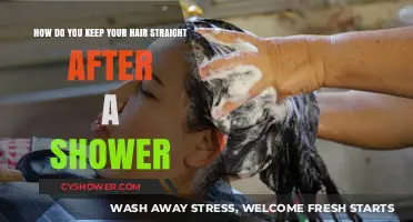 Post-Shower Hair Care: Tips to Keep Your Hair Straight and Sleek