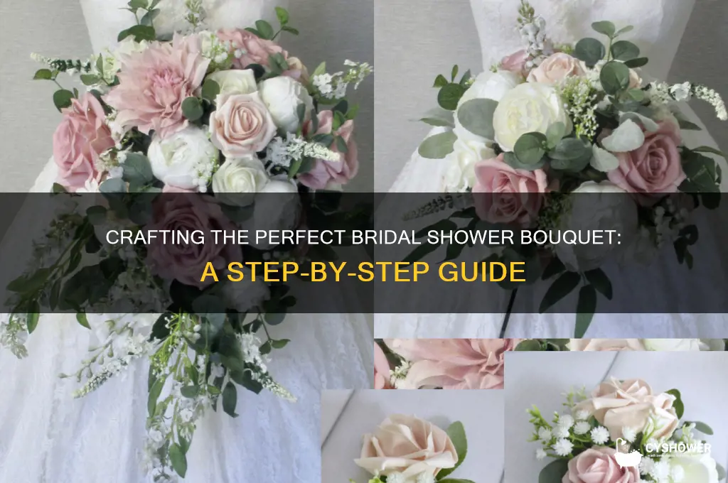 how do you make a bridal shower bouquet