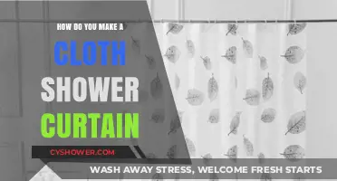 DIY Cloth Shower Curtain: Easy Steps to Create Your Own