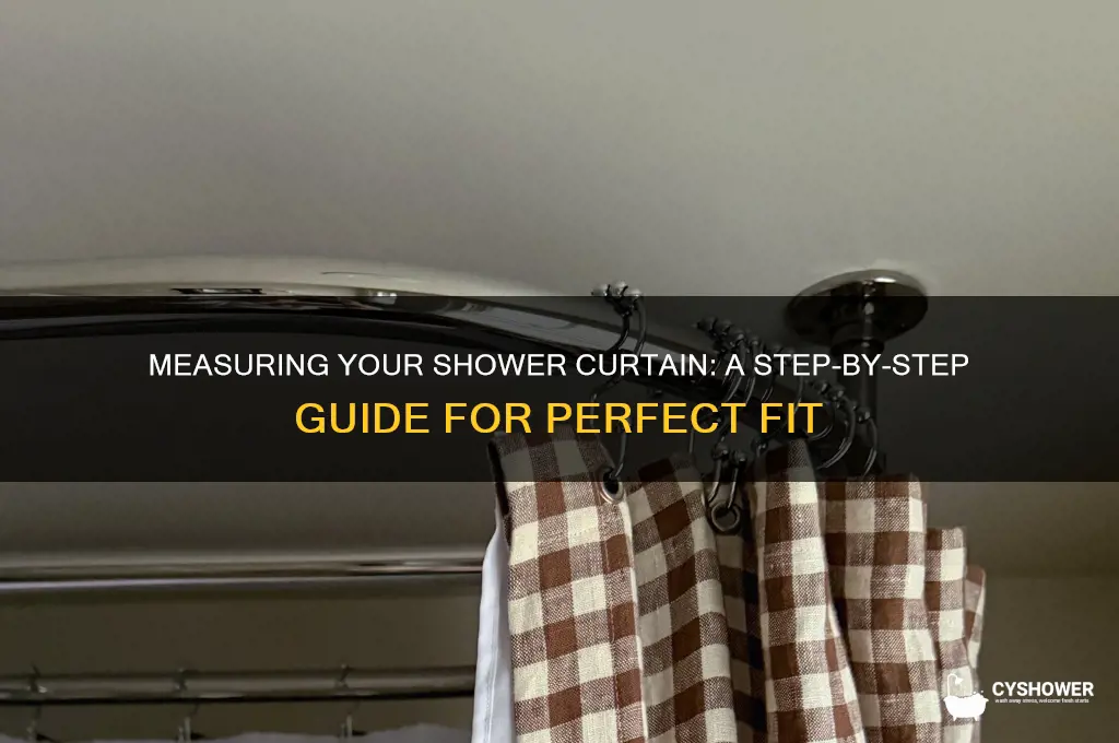 how do you measure a shower curtain