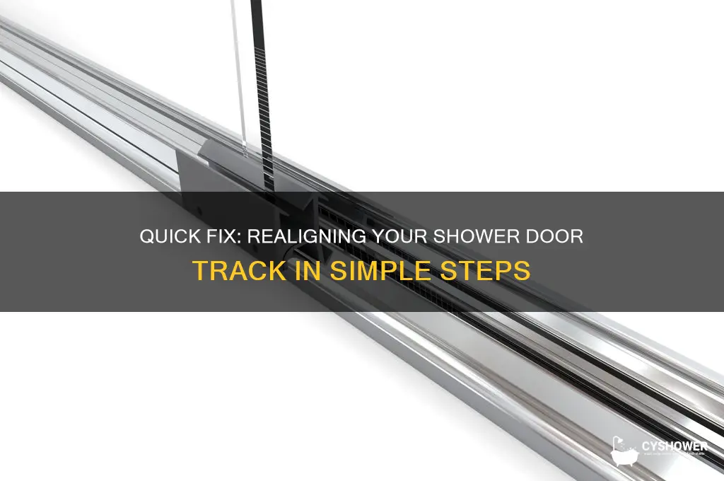 how do you put a shower door back on track