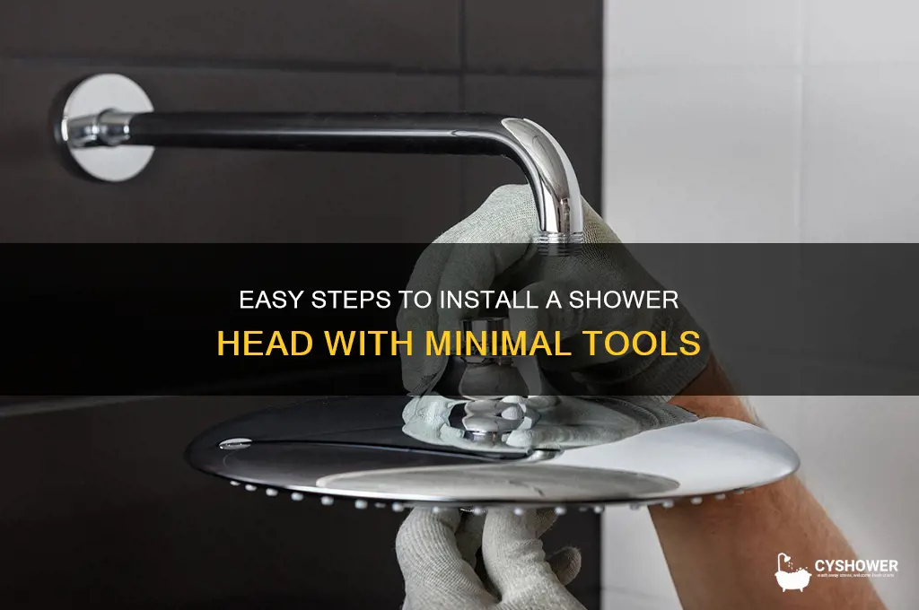 how do you put in a shower head with