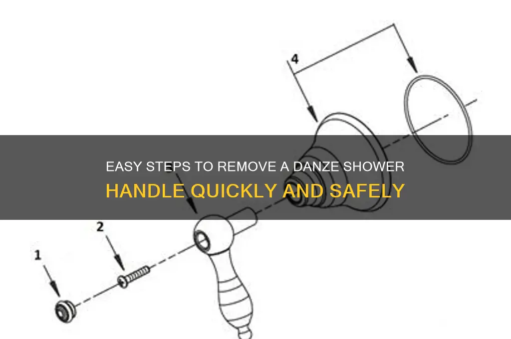 how do you remove a danze shower handle