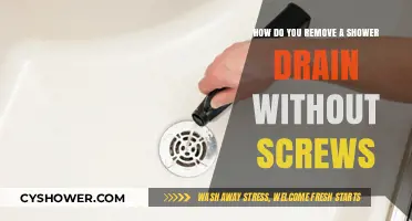 Effortless Shower Drain Removal: No Screws? No Problem!