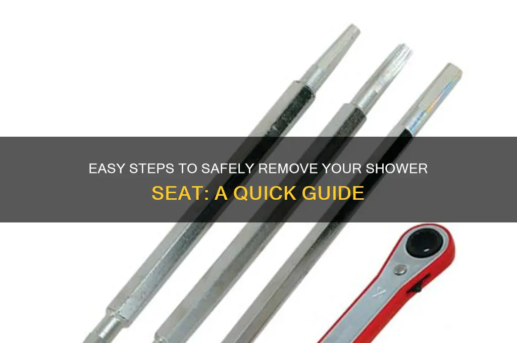 how do you remove a shower seat