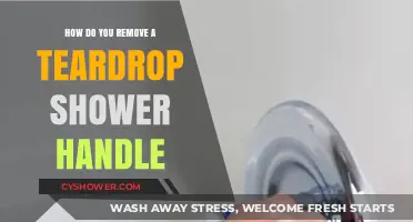Easy Steps to Remove a Teardrop Shower Handle Yourself