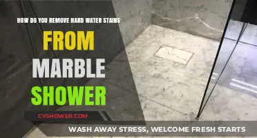 Effective Ways to Remove Hard Water Stains from Marble Showers
