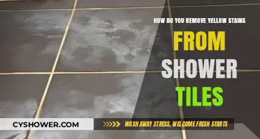 Effective Ways to Remove Yellow Stains from Shower Tiles