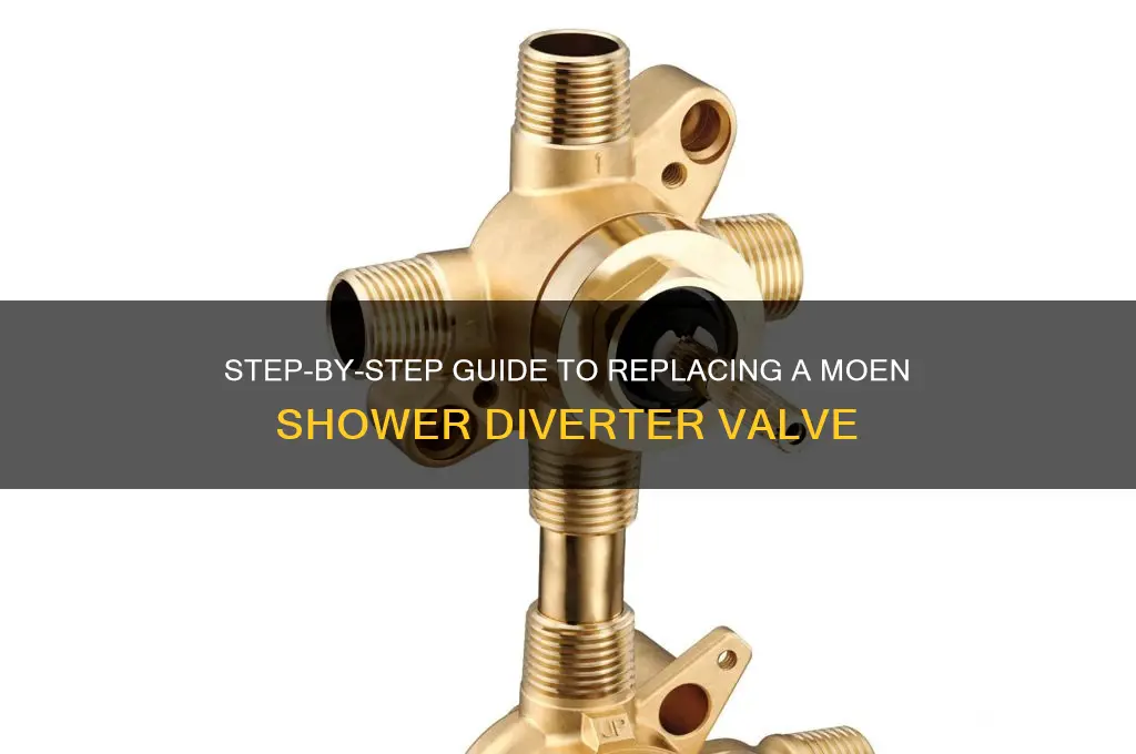 how do you replace a moen shower diverter valve