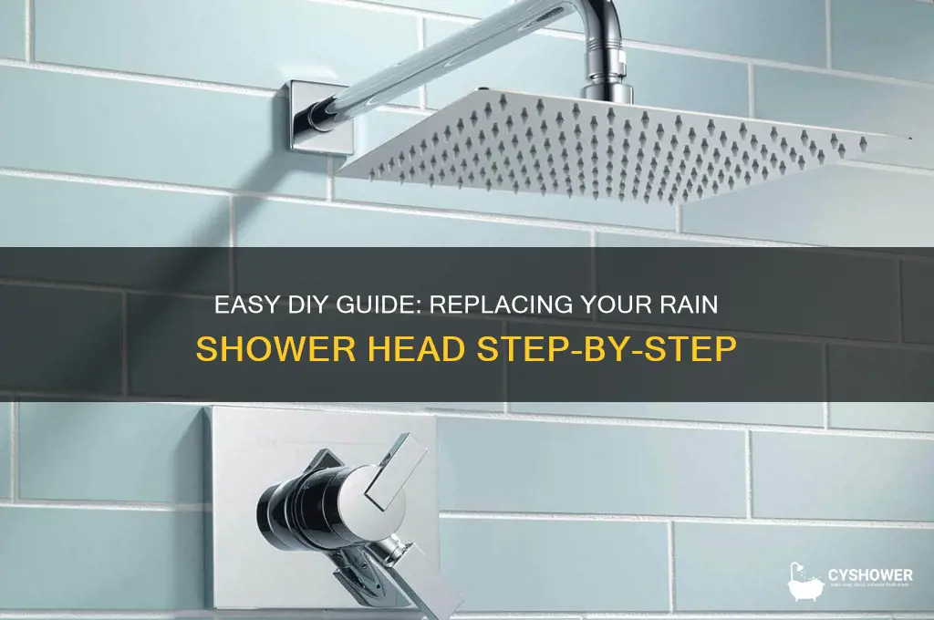how do you replace a rain shower head