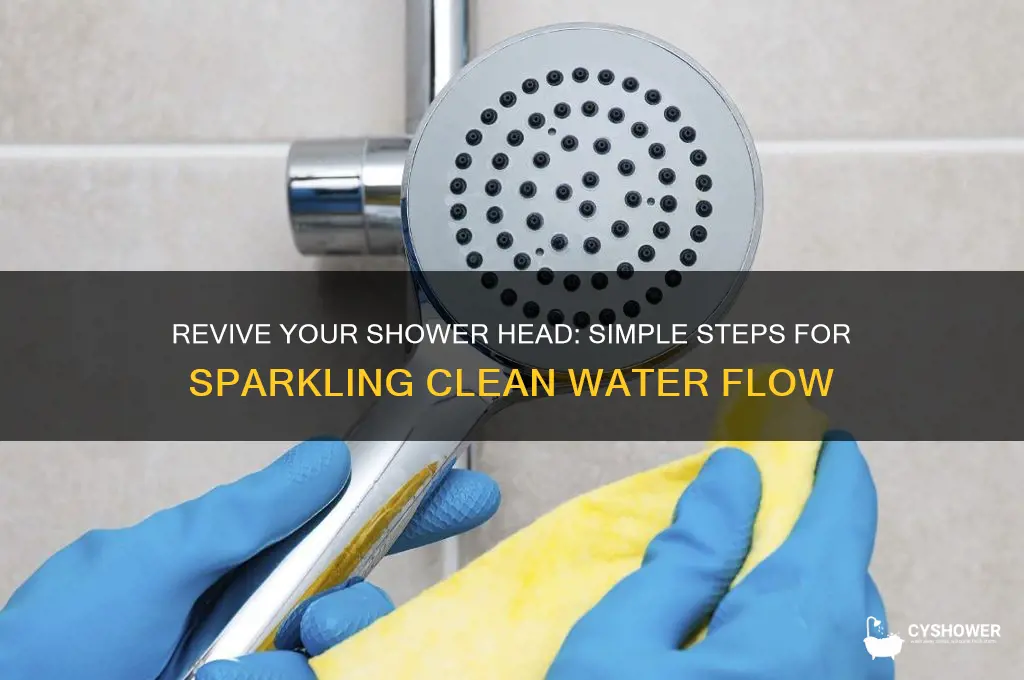 how do you revive a shower head