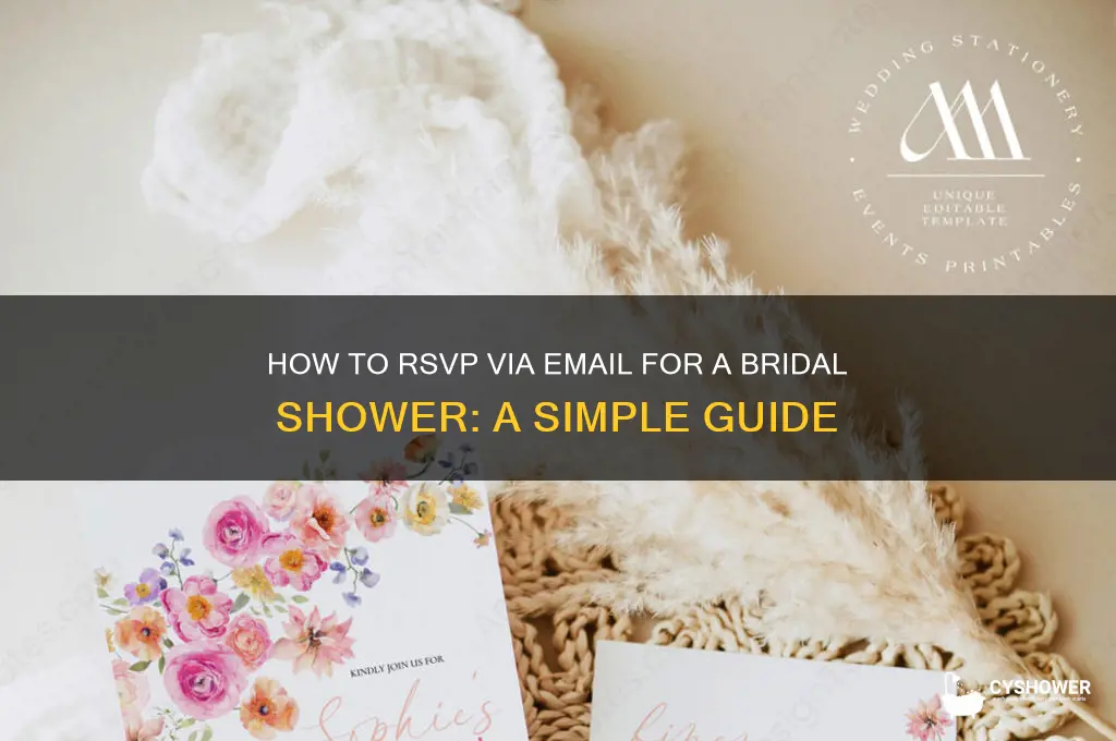how do you rsvp via email for bridal shower