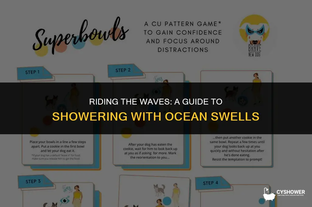 how do you shower with waves