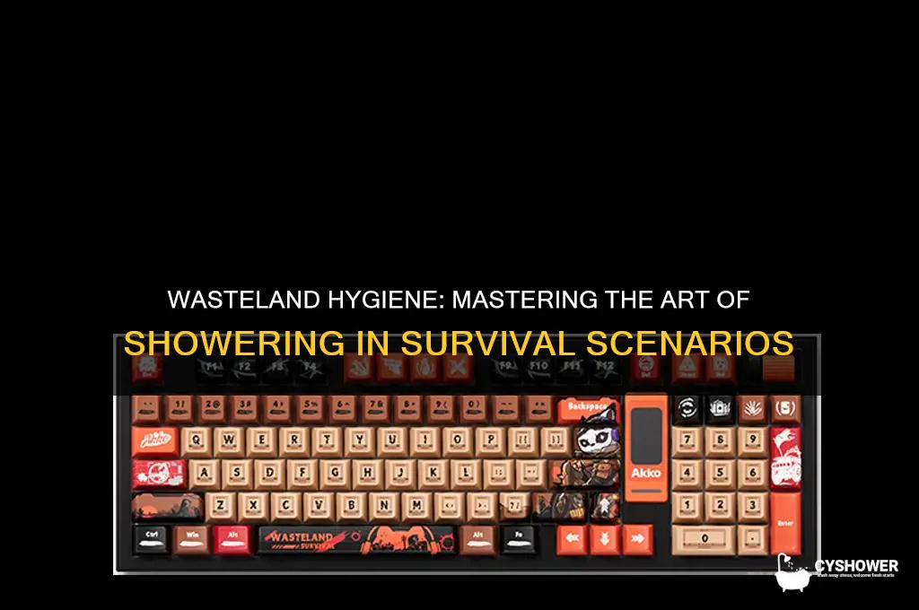 how do you take a shower in wasteland survival