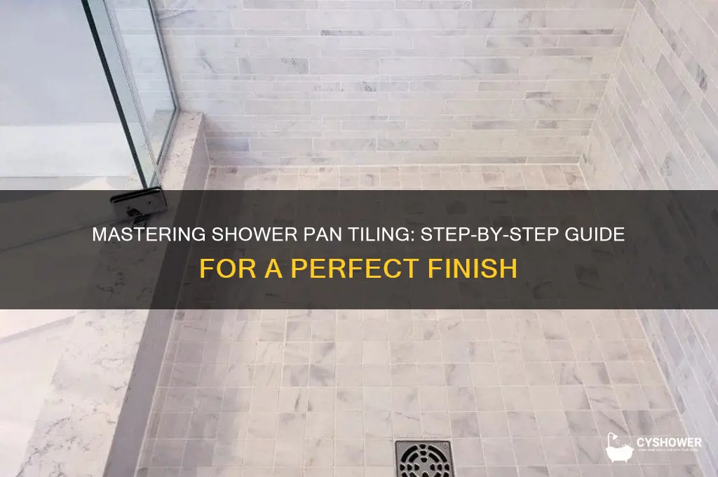 how do you tile a shower pan