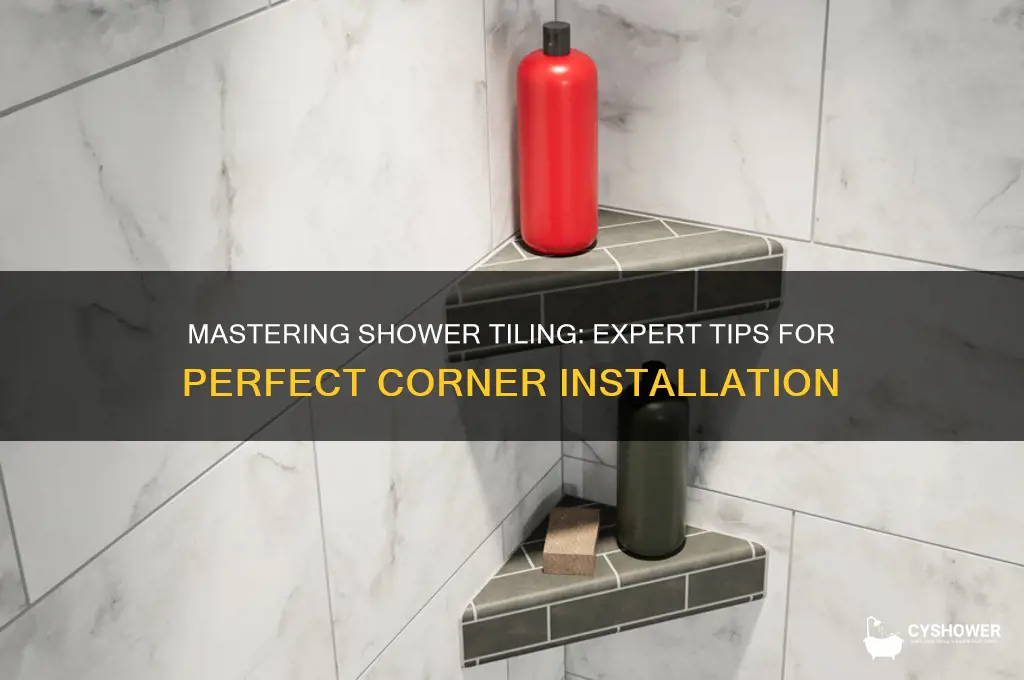 how do you tile corners in a shower