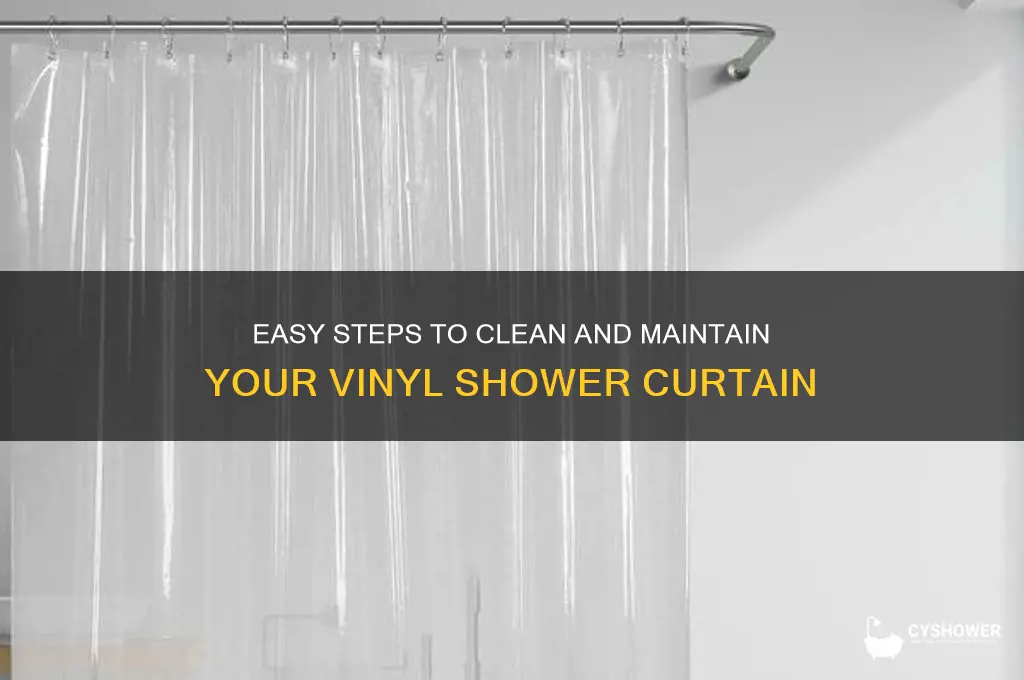 how do you wash a vinyl shower curtain