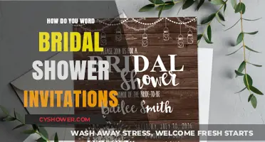 Crafting Perfect Bridal Shower Invitations: Tips for Elegant Wording