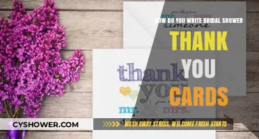 Bridal Shower Gratitude: Crafting Heartfelt Thank You Card Messages