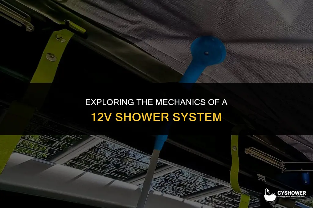how does a 12v shower work
