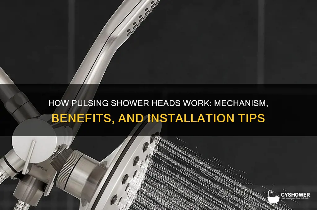 how does a pulsing shower head work