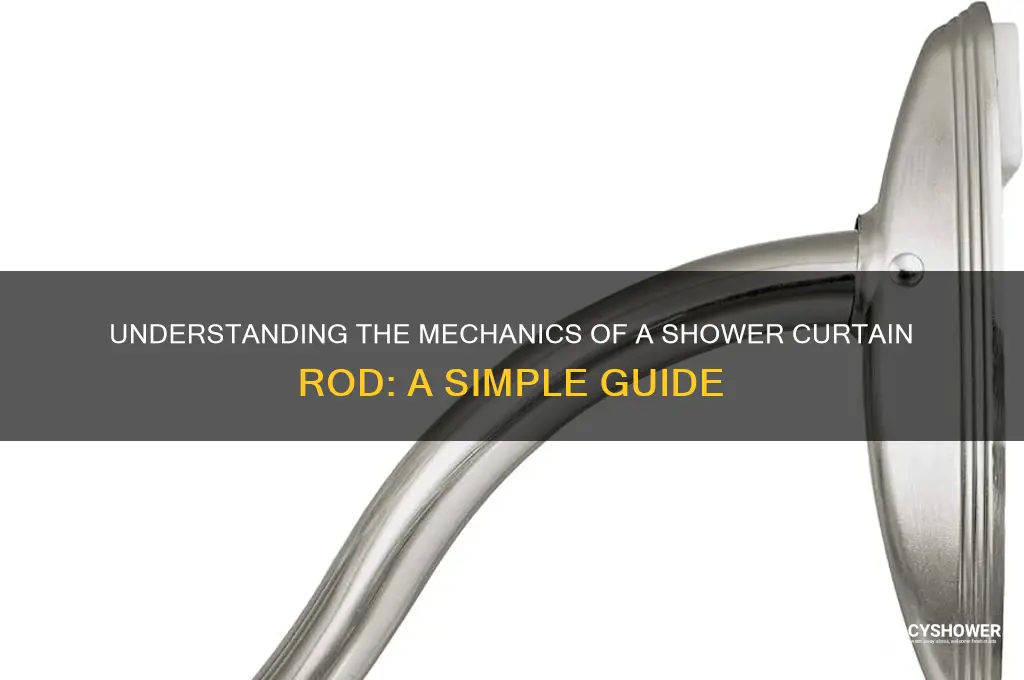 how does a shower curtain rod work