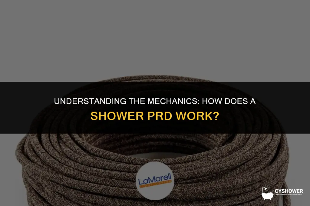 how does a shower prd work
