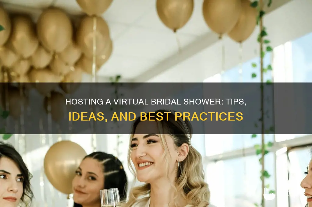 how does a virtual bridal shower work
