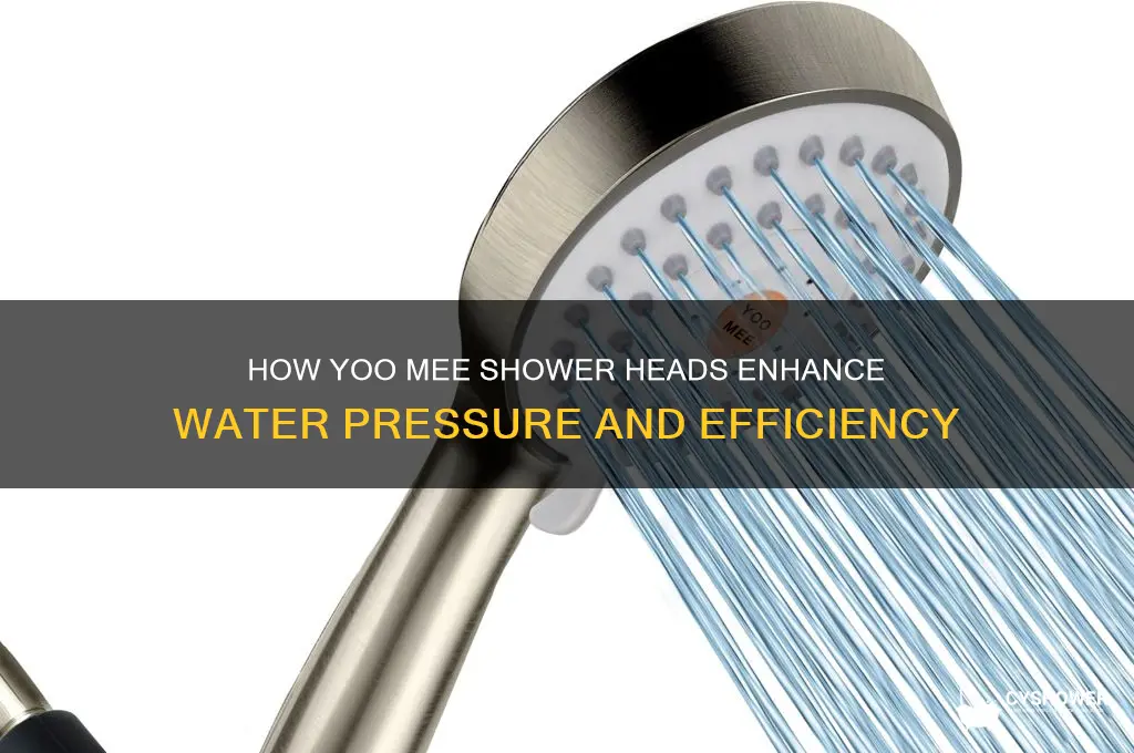 how does a yoo mee shower head work