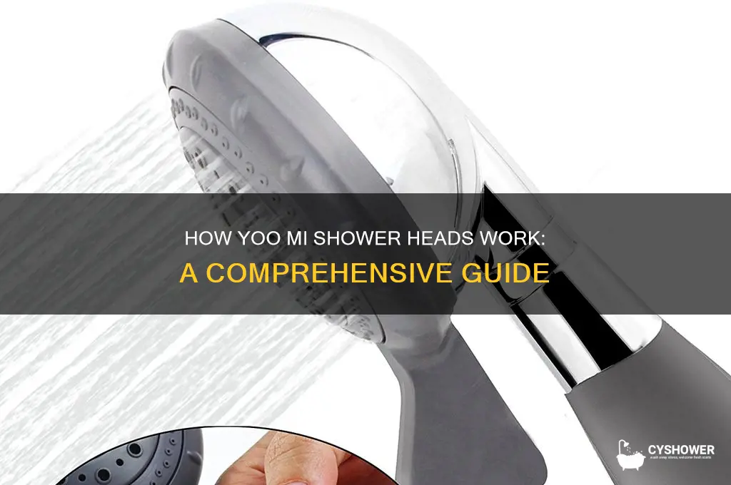 how does a yoo mi shower head work