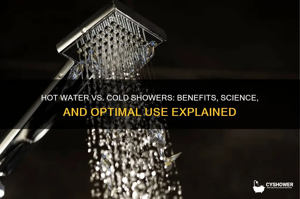 how does hot water and cold work shower
