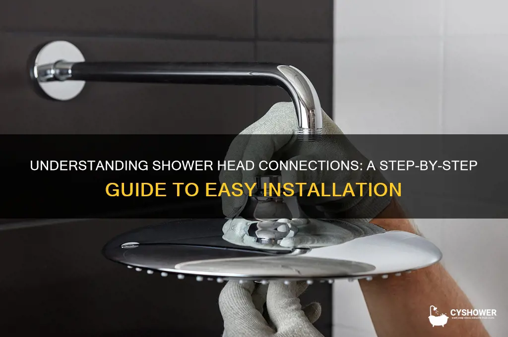 how does shower head connect