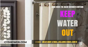 How Tie-Back Shower Curtains Prevent Water Leakage Effectively