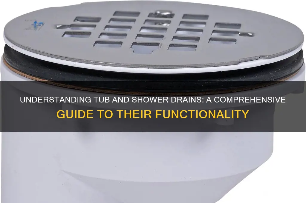 how does tub and shower drain work