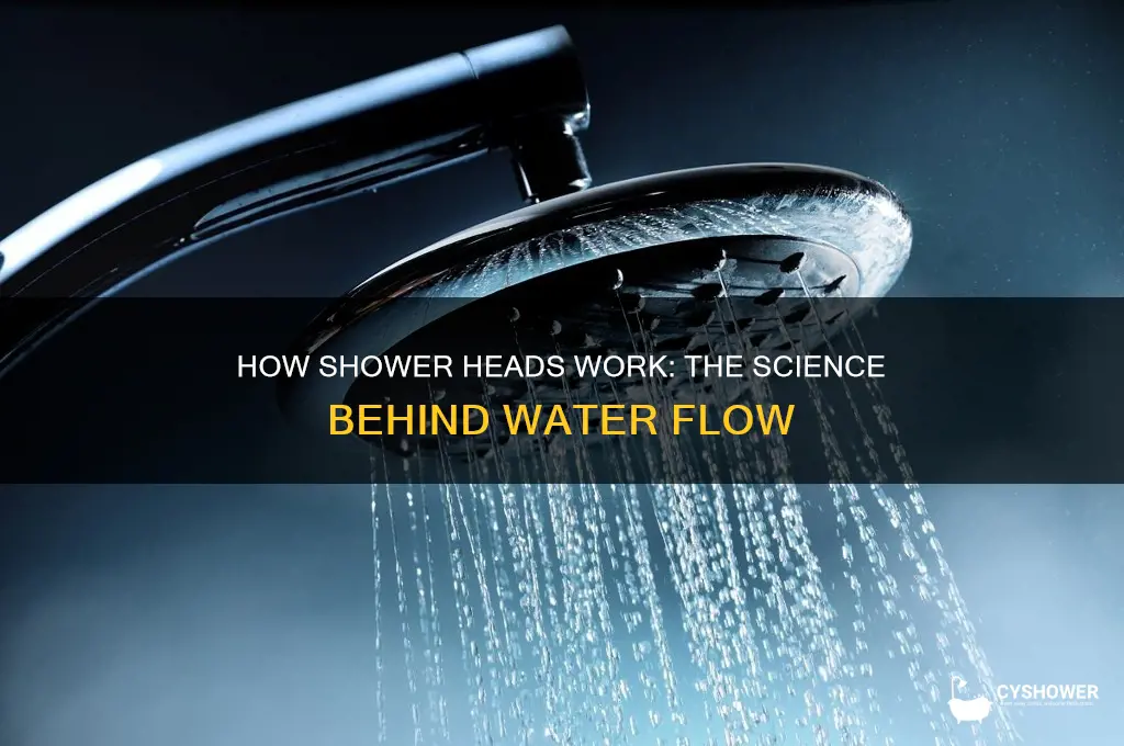 how does water come out of shower head