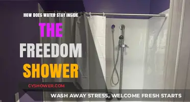 How Freedom Showers Keep Water Contained: A Simple Mechanism Explained