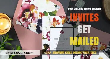 Perfect Timing: When to Mail Bridal Shower Invitations for Guests
