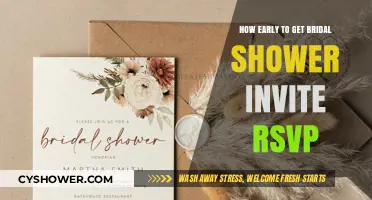 Perfect Timing: When to Send Bridal Shower Invites for RSVP Success