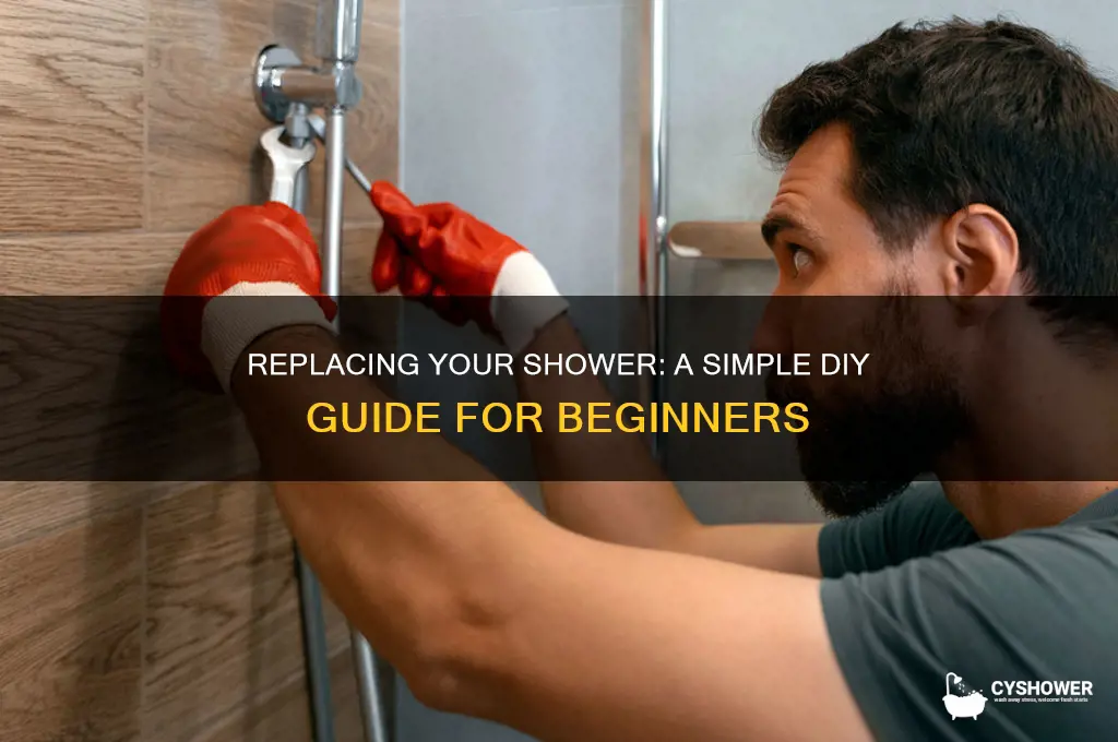 how easy is it to replace a shower