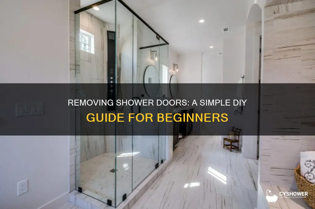 how easy is it to take doors off a shower