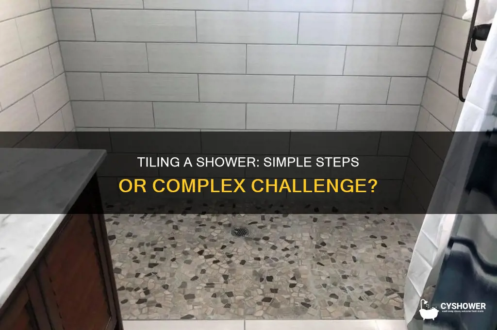 how easy is it to tile a shower