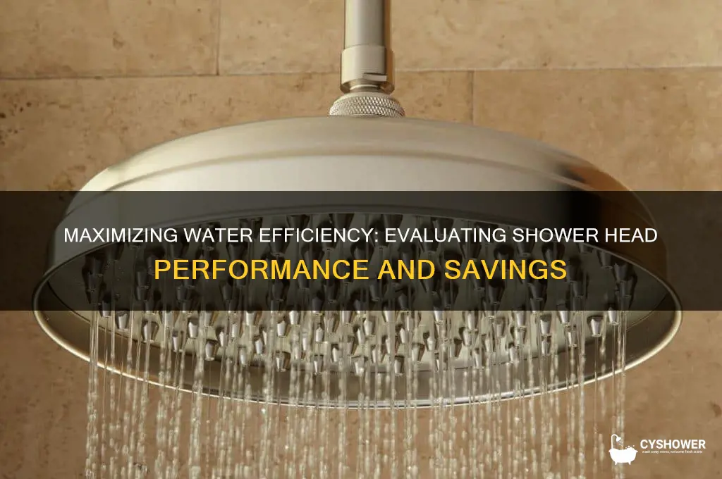 how efficient are shower heads