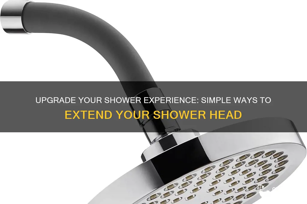 how extend shower head