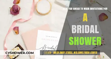 Perfect Timing: When to Send Bridal Shower Invitations for a Stress-Free Celebration