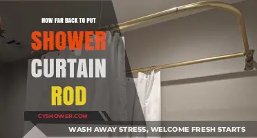 Optimal Shower Curtain Rod Placement: Finding the Perfect Distance