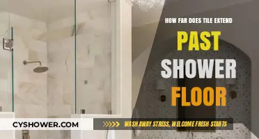 How Far Should Tile Extend Beyond Your Shower Floor?