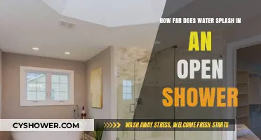 Exploring Water Splash Reach in Open Showers: A Practical Guide
