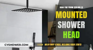 Optimal Shower Head Height: Ceiling-Mounted Placement Guide for Comfort