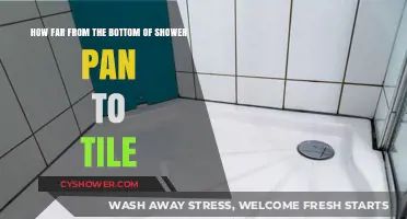 Shower Pan to Tile: Optimal Distance for Waterproofing and Installation